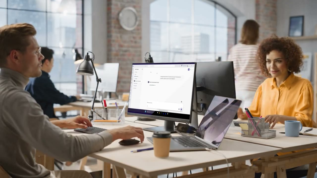 Still from the Pearson film for Microsoft Ignite