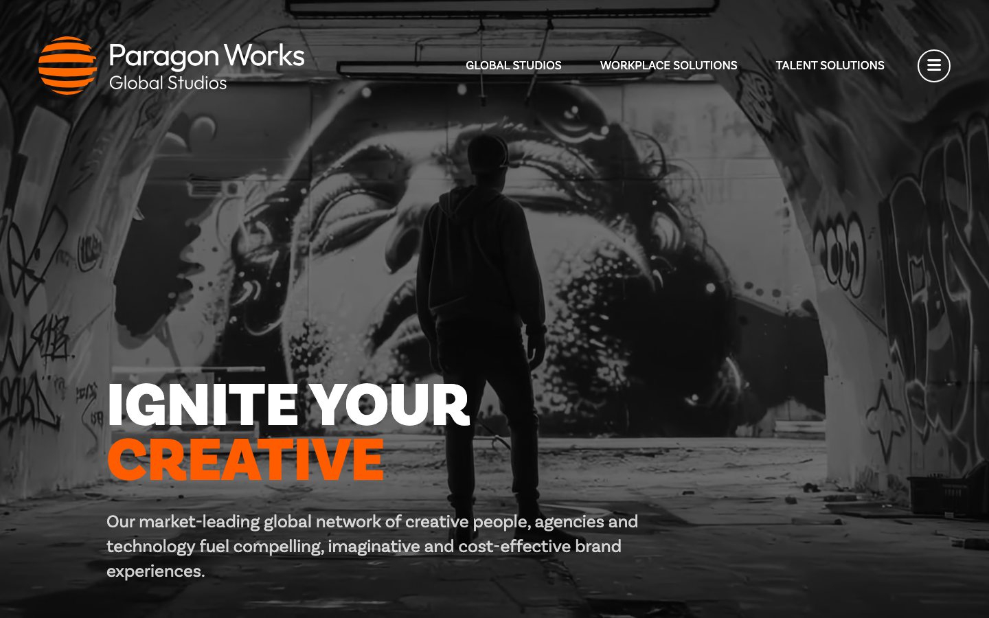 Global Studios landing page