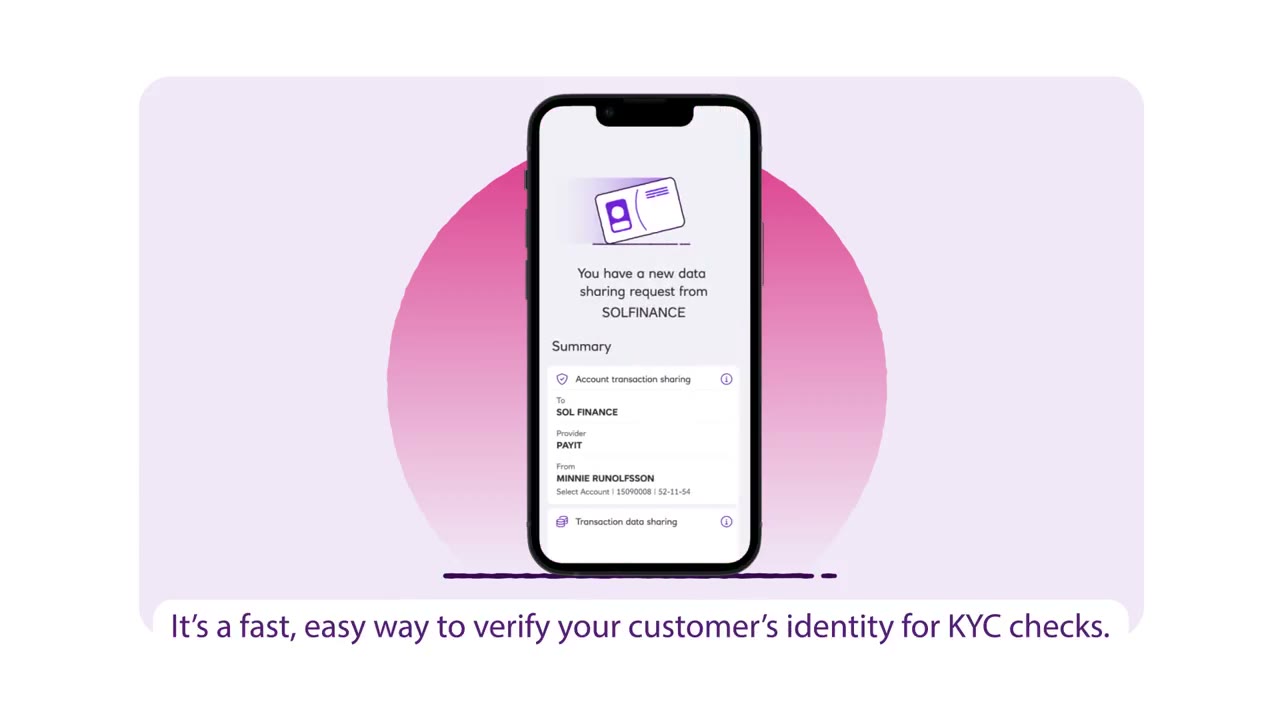Identity verification for KYC checks