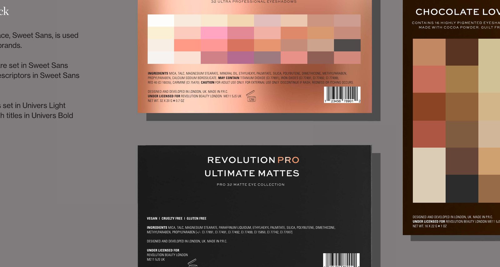 Revolution Pro: rose gold on matte black
